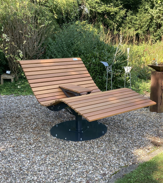 Waldsofa Drehbar mit Rückenlehnenverstellung