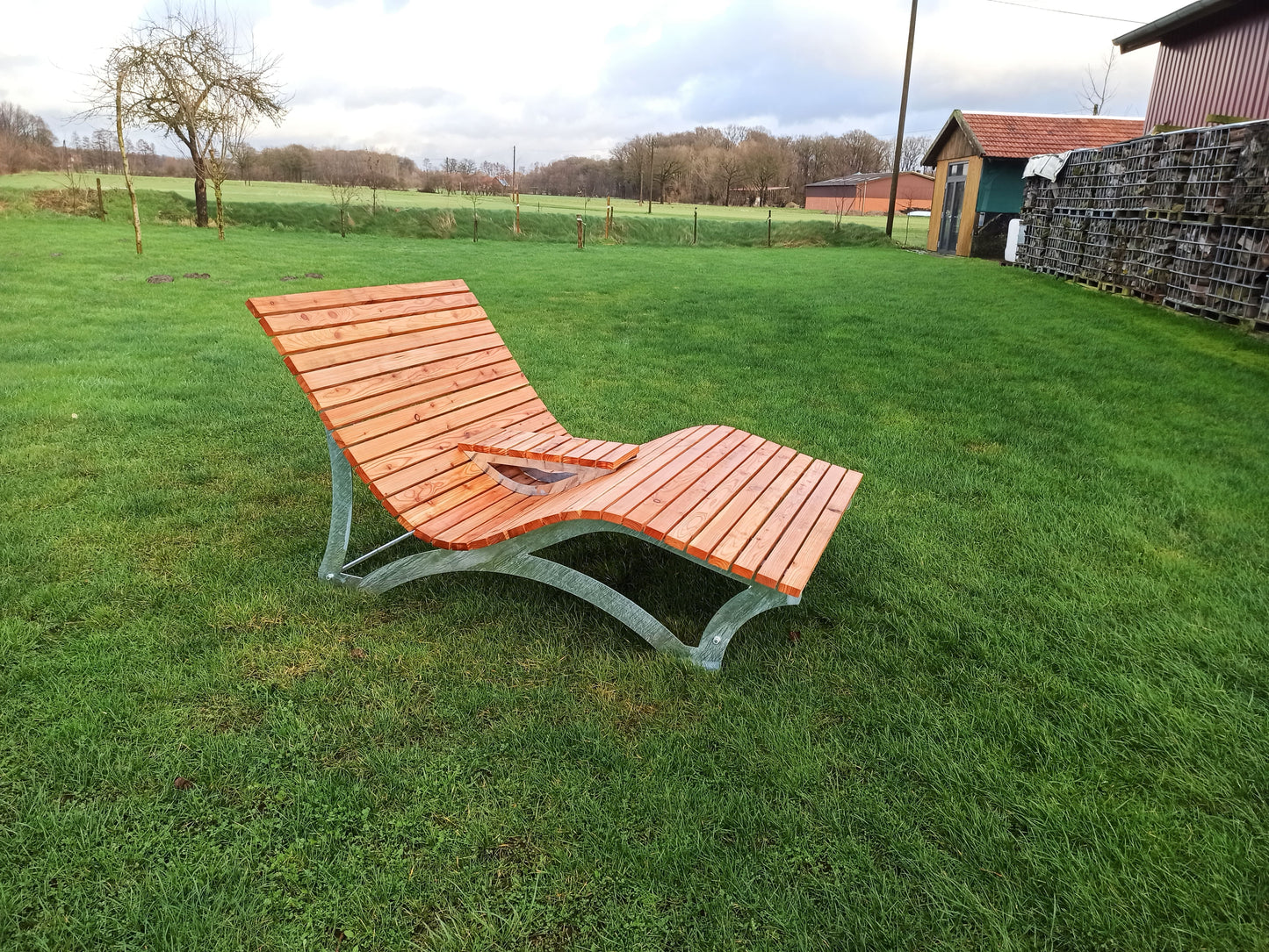 Waldsofa verzinkt mit Konsole