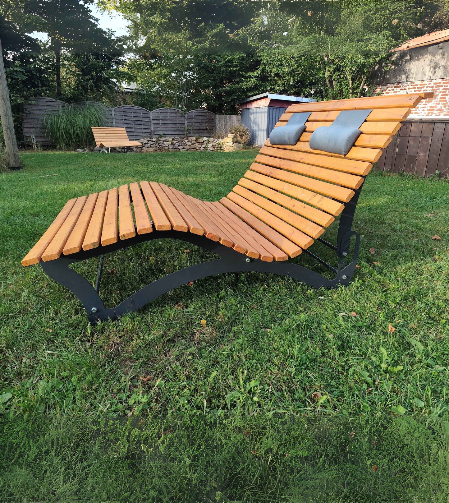Waldsofa 130 mit Rückenlehnen-verstellung