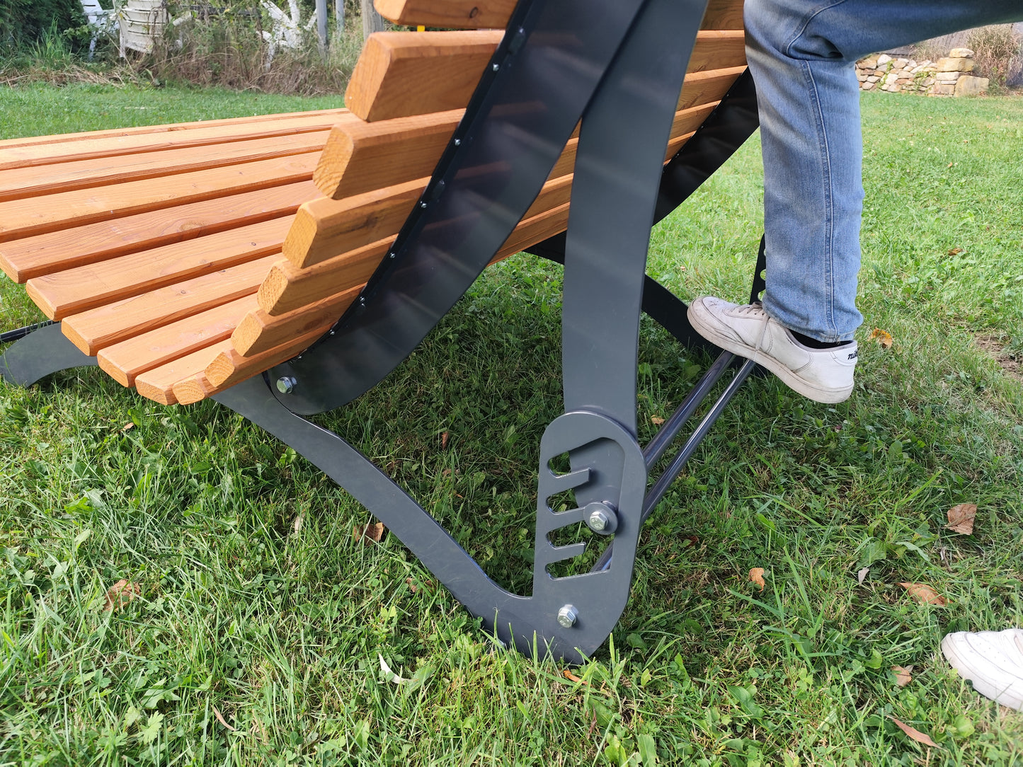 Waldsofa 130 mit Rückenlehnen-verstellung
