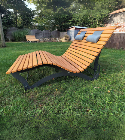 Waldsofa 130 mit Rückenlehnen-verstellung